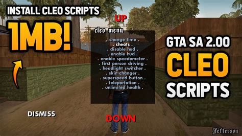 gta sa android cleo script|GTA San Andreas GTASA CLEO ULTRA SCRIPT V2 Mod.